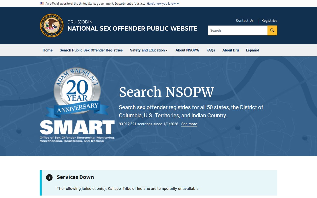 NSOPW cross-state search for Dawson County sex offender registry research