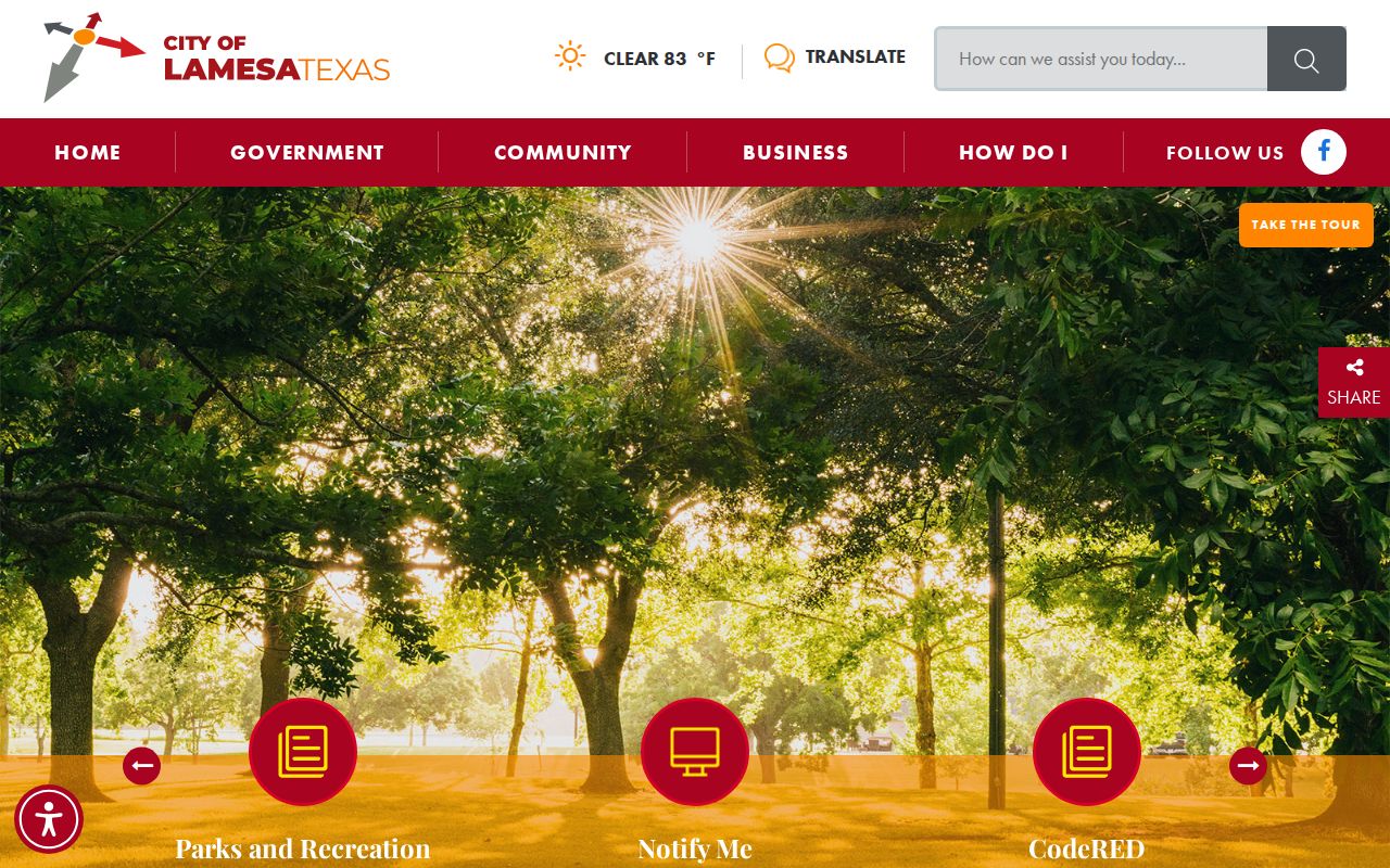 Lamesa criminal records access on the official city website